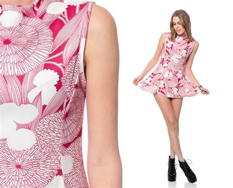 Michael Kors high quality pink floral mini shift dress lining  